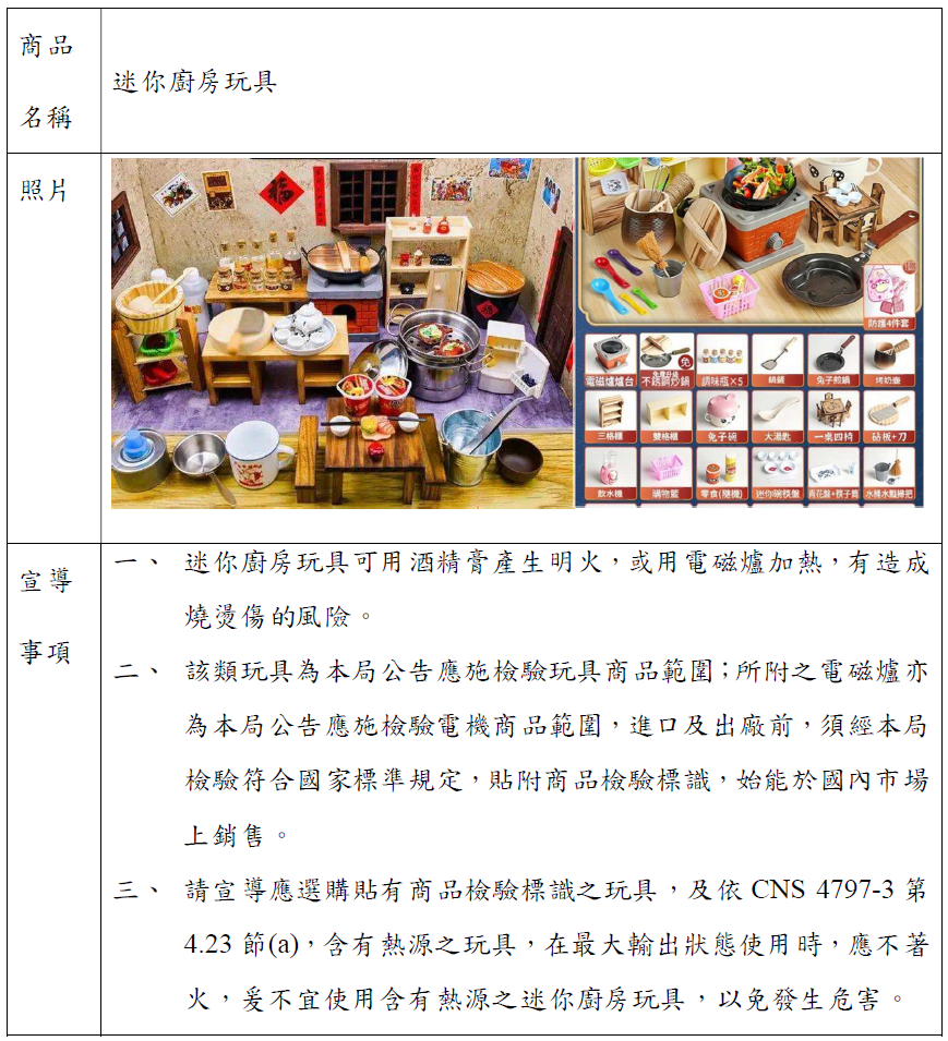 迷你廚房玩具
